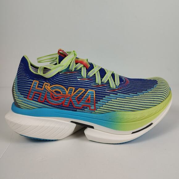 Hoka One One Cielo X1 Evening Sky/Lettuce athletic running shoes womens 8 - Picture 1 of 8